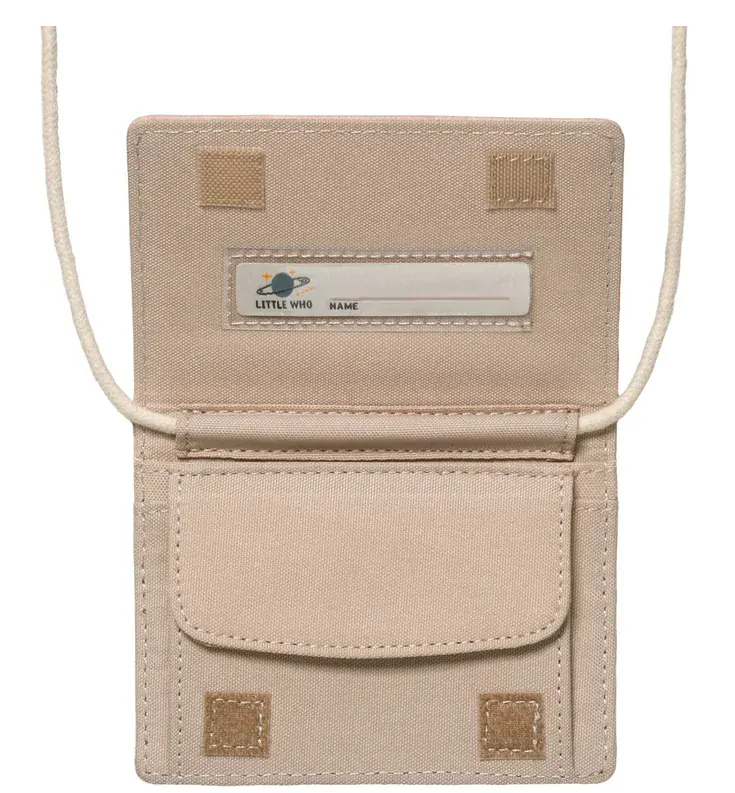 Dětská peněženka/ taštička na krk z eco kůže Sova Kája