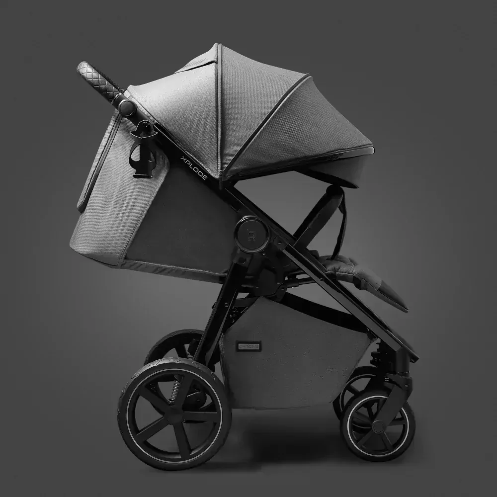 Sportovní kočárek Xplode Future Design Chrome Steel Graphite