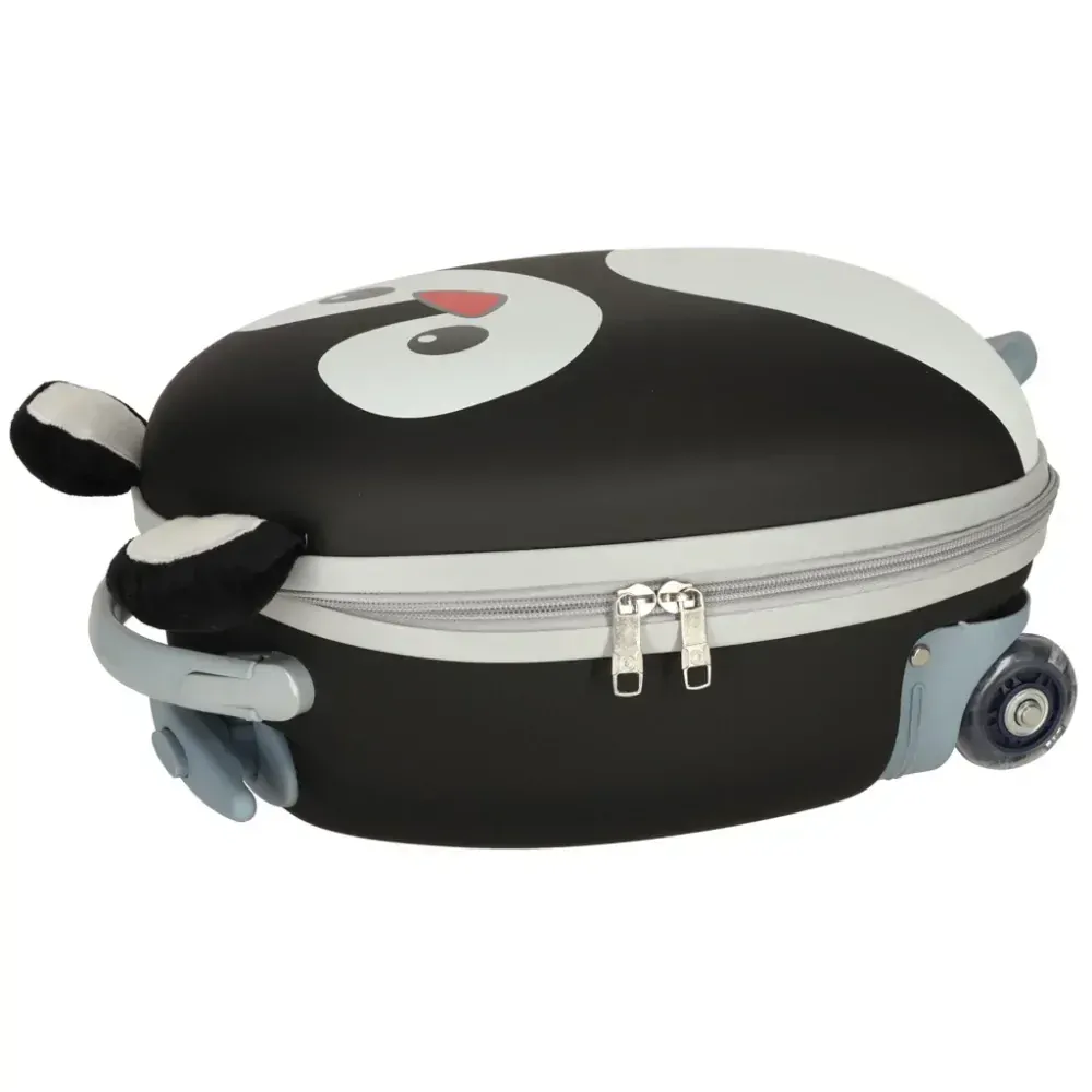 Dětský cestovní kufr na svítících kolečkách příruční zavazadlo Tučňák