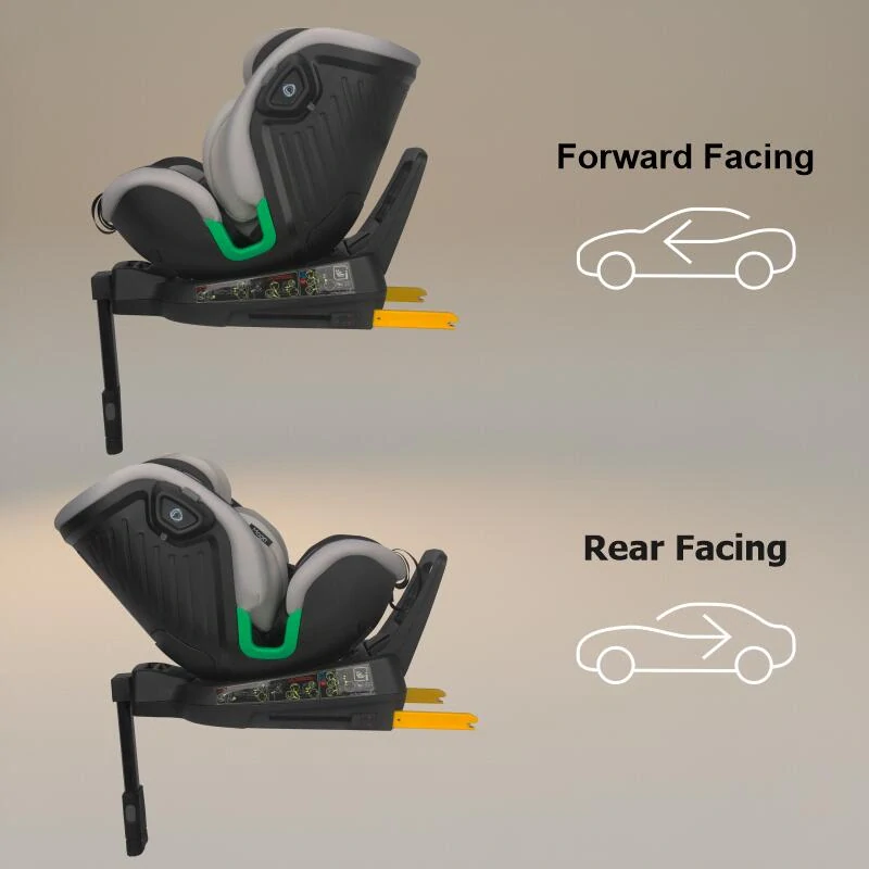 Autosedačka 0-36 kg 360° otočná Coccolle Mago Jet black