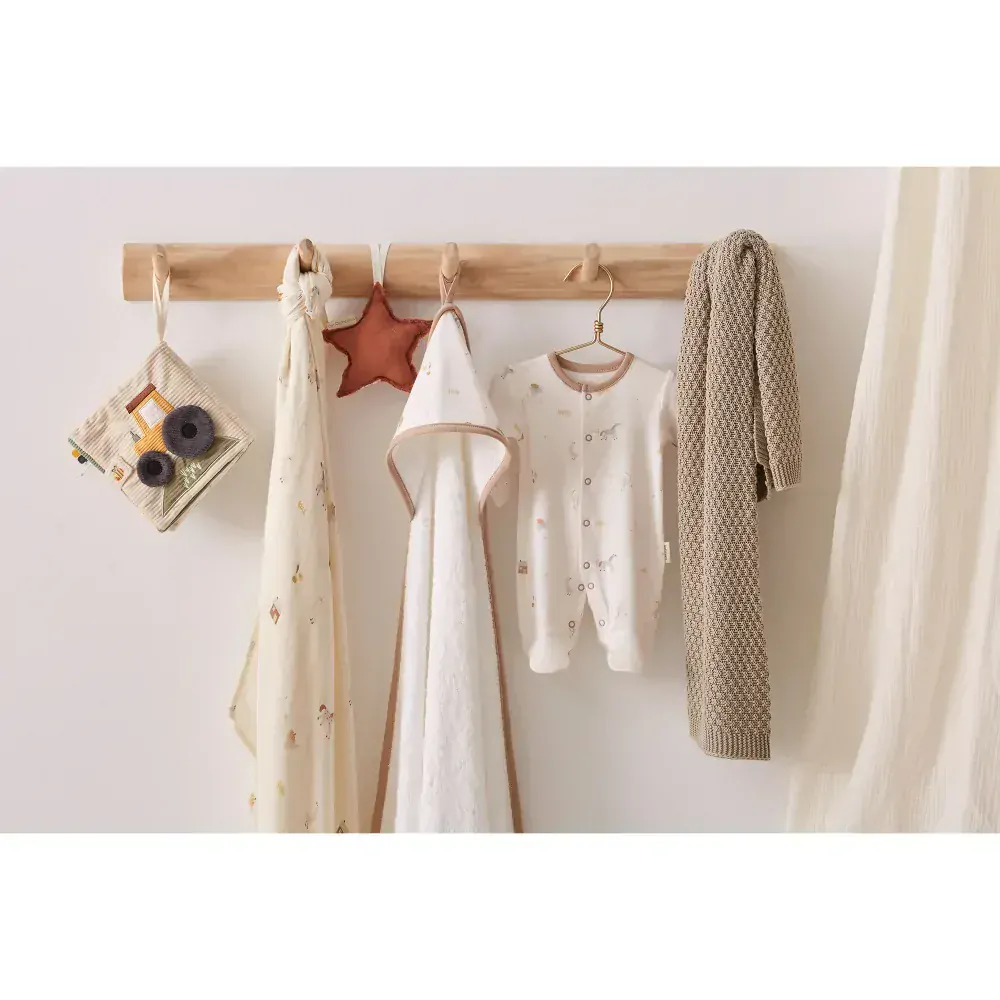 MĚKKÁ TEXTILNÍ SMYSLOVÁ KNIŽKA BIMBI FARM