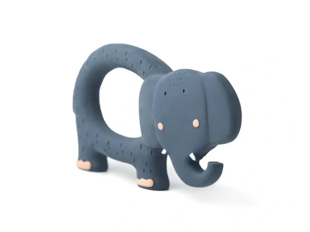 Kousátko ze 100% přírodního kaučuku MRs. Elephant - Slon