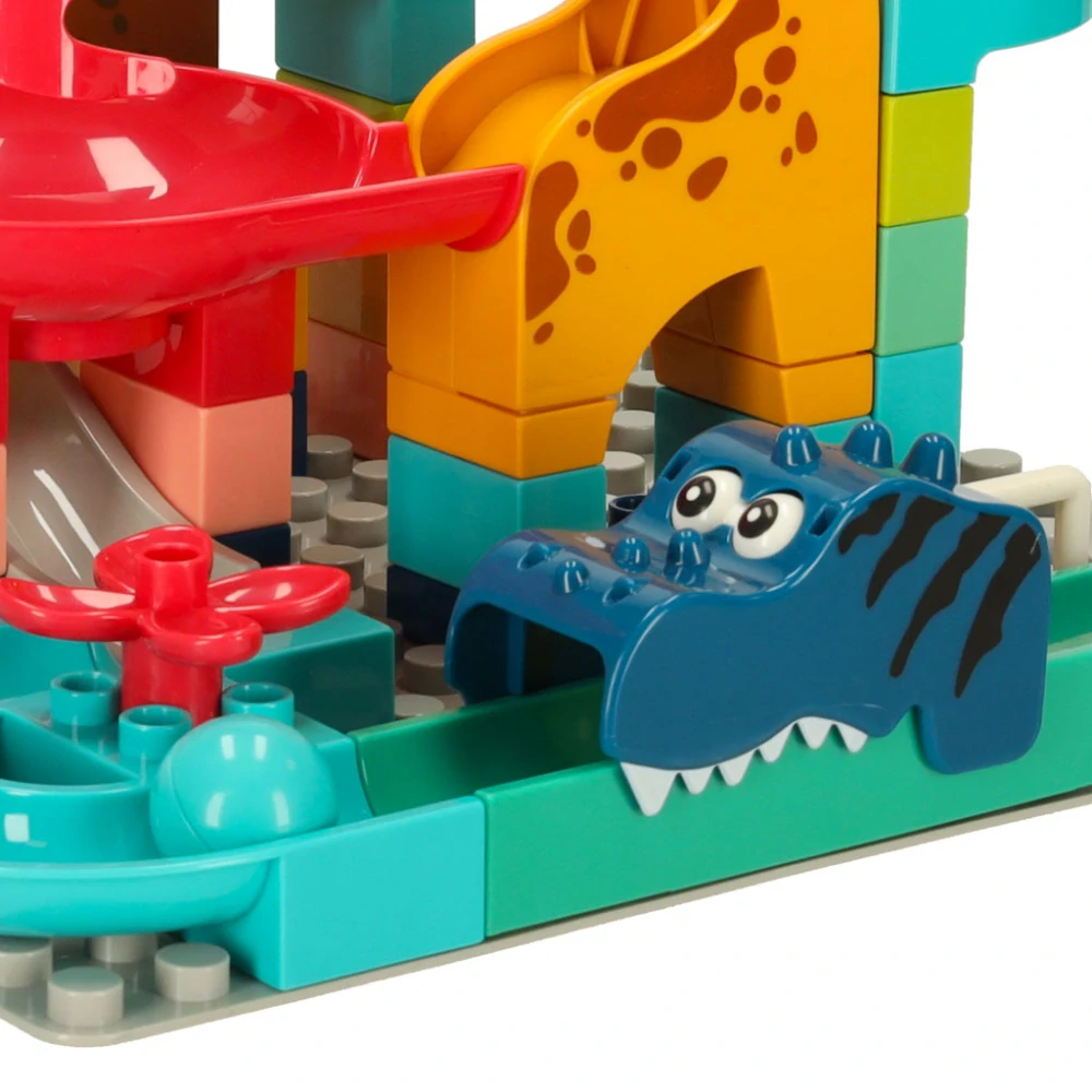 Stavebnice bloky kuličková dráha 62 ks Bibi-Dino