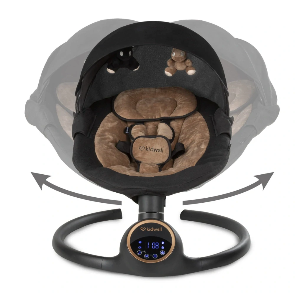 Elektrická houpačka REVE Black/Gold 2v1