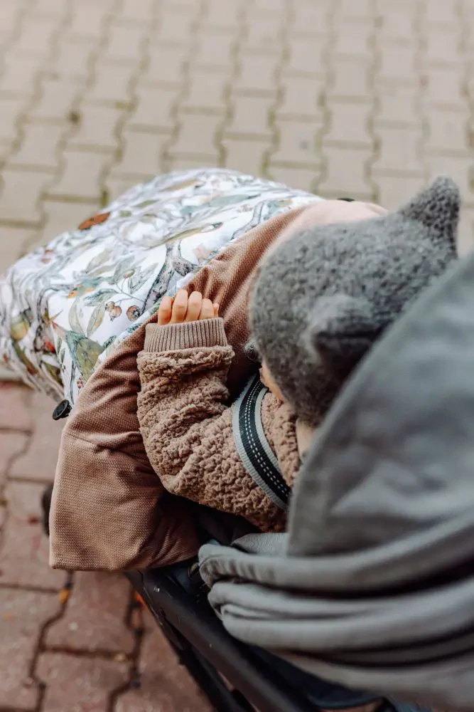 Vyteplený nánožník na kočárek univerzální Mont Blanc – Habanera