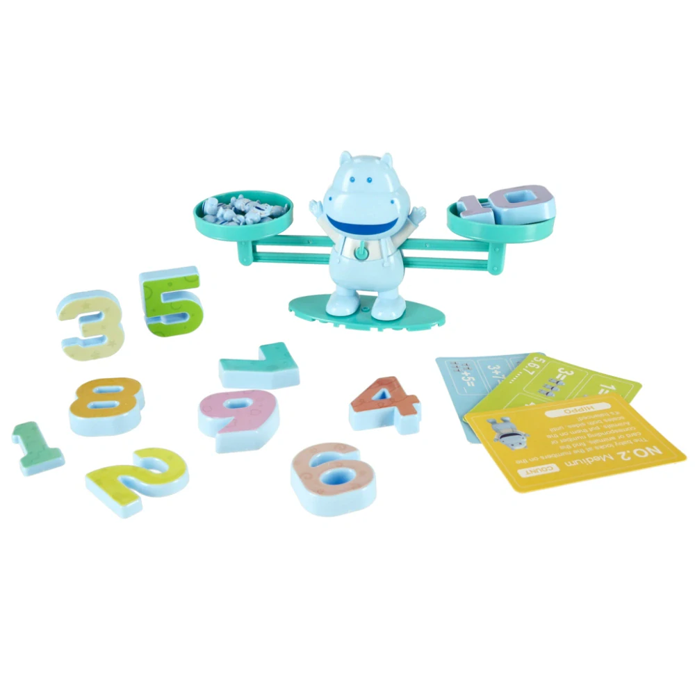 Vzdělávací hra pro děti Počítaní s hrošíkem váha