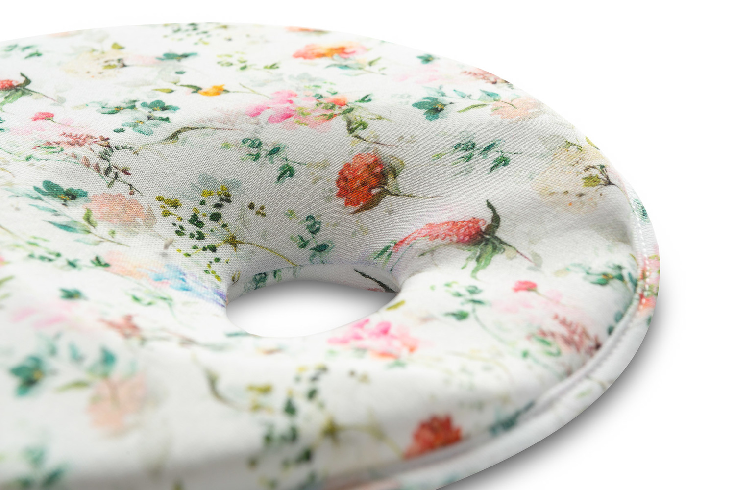 Ergonomický, tvarující polštářek pro miminko - Květy