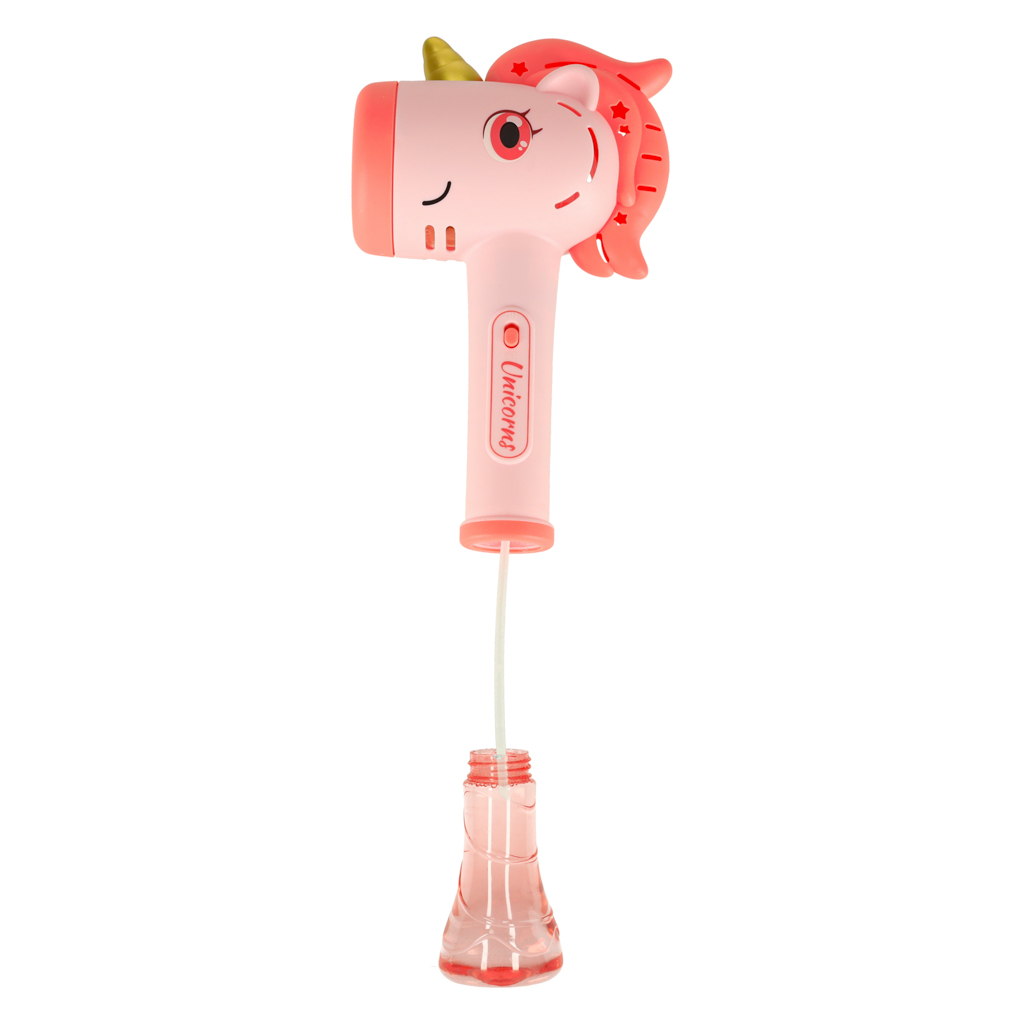 BUBLIFUK JEDNOROŽEC STROJ NA MÝDLOVÉ BUBLINY SVÍTÍCÍ 