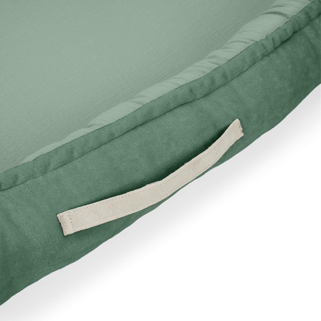 Hnízdečko pro miminko Albero mio mušelím green