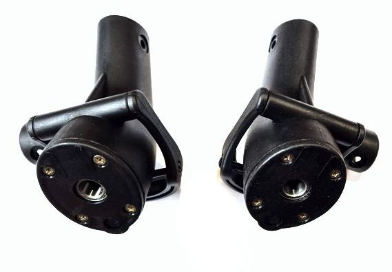 ND_závěs předního kolečka na konstrukci - pro čep 55mm (sada 2ks)