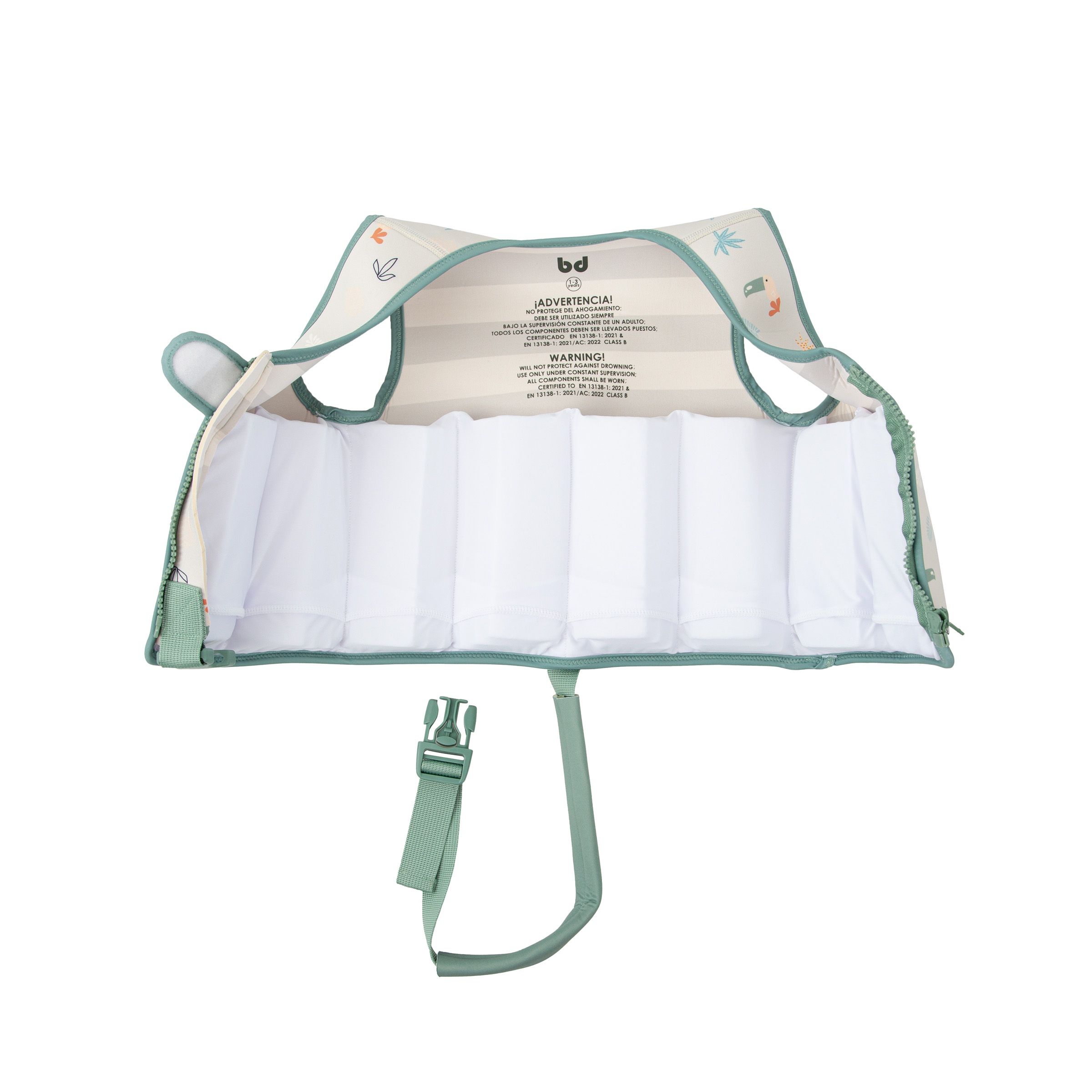 Dětské plovací vesta s plováky BIMBI s UPF50+ TUCAN  1-3 ROKY