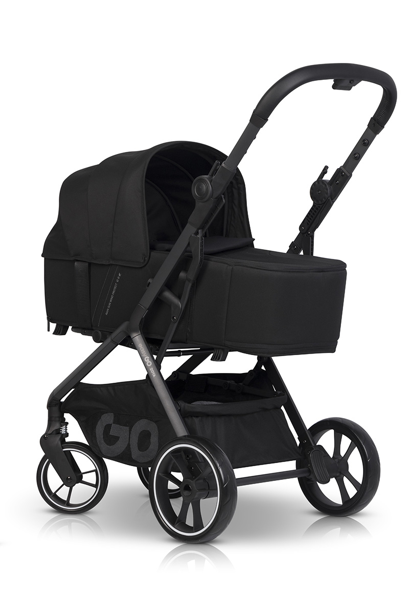 Hluboké lůžko na kočárek EasyGo Zoya Black