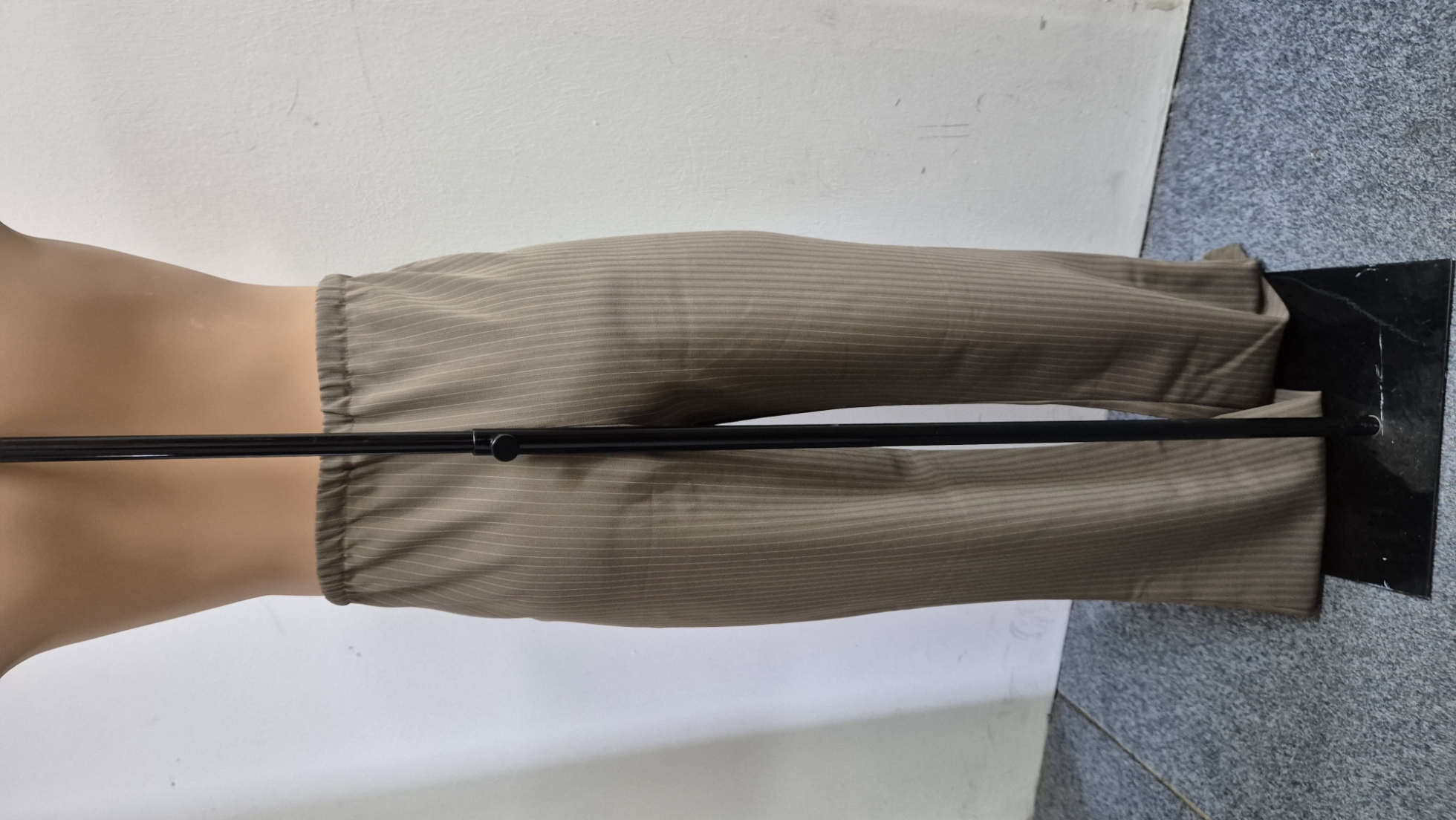 Těhotenská móda - Těhotenské kalhoty vel. S s gumou v pase  nemačkavé