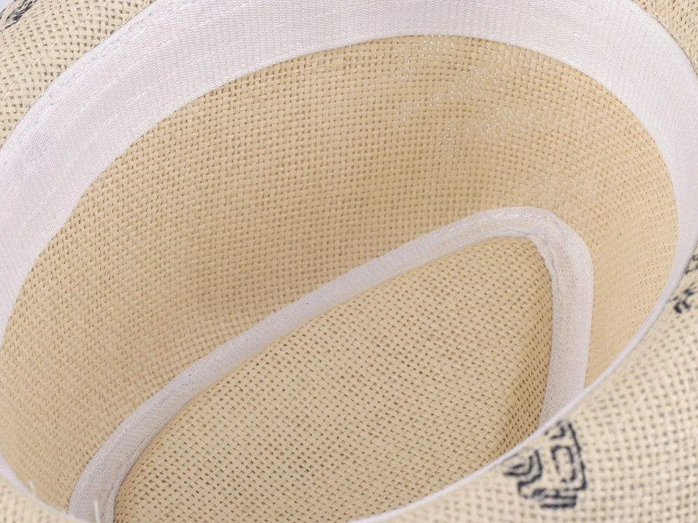 Dětský letní  klobout slamák auta bílý  54 cm