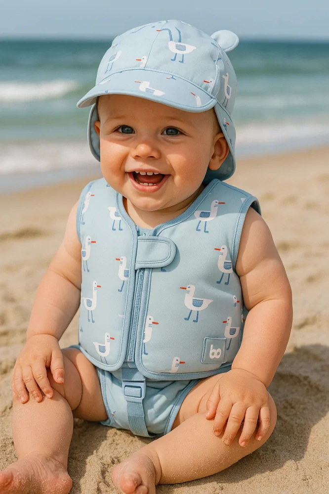 Kojenecké plavky BimBi Gavina s UPF50+ vel. 12-18m