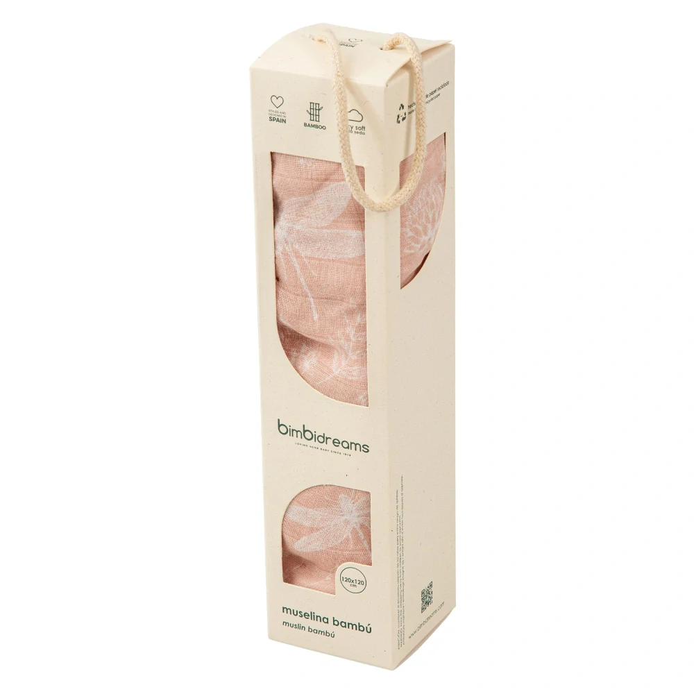 Muselinovo-bambusová osuška BimBi 120x120cm Dafne