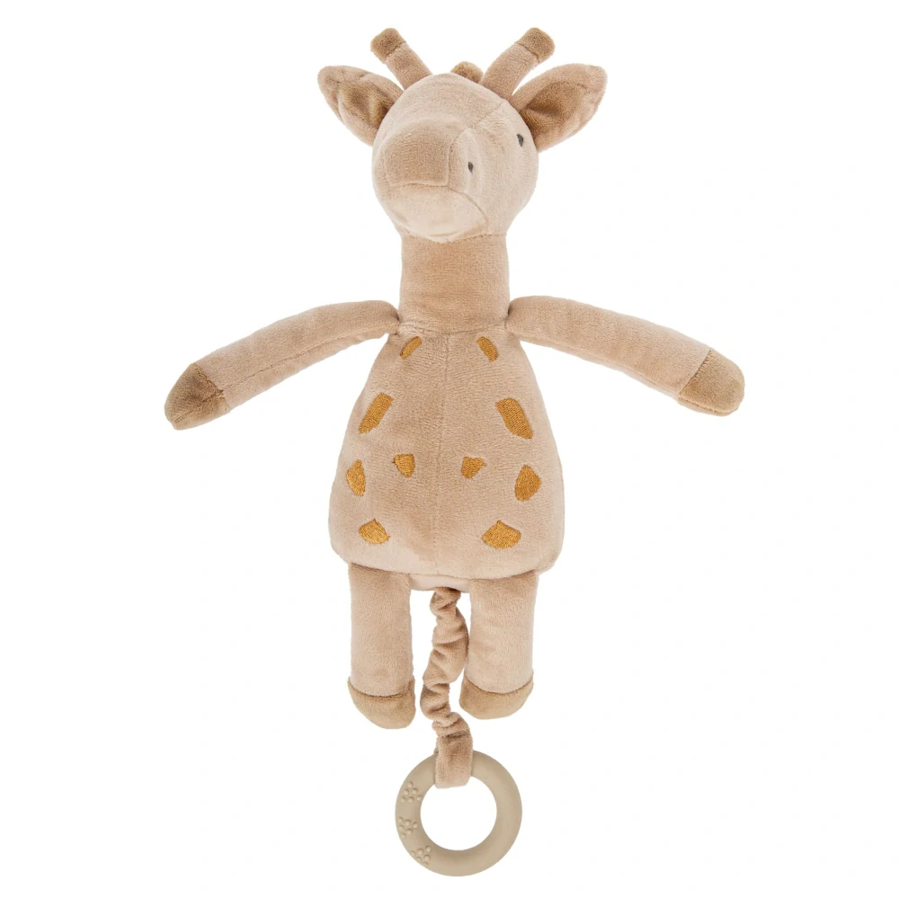 Plyšová hračka s uklidňující melodií Bimbidreams Žirafa noe