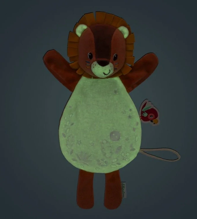 Lilliputiens - maňásek svítící ve tmě - lev Jack