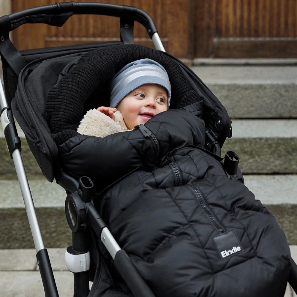 Fusak do kočárku Elodie Details - Pilot Black