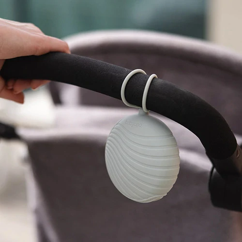 Pouzdro na dudlík silikonový béžový