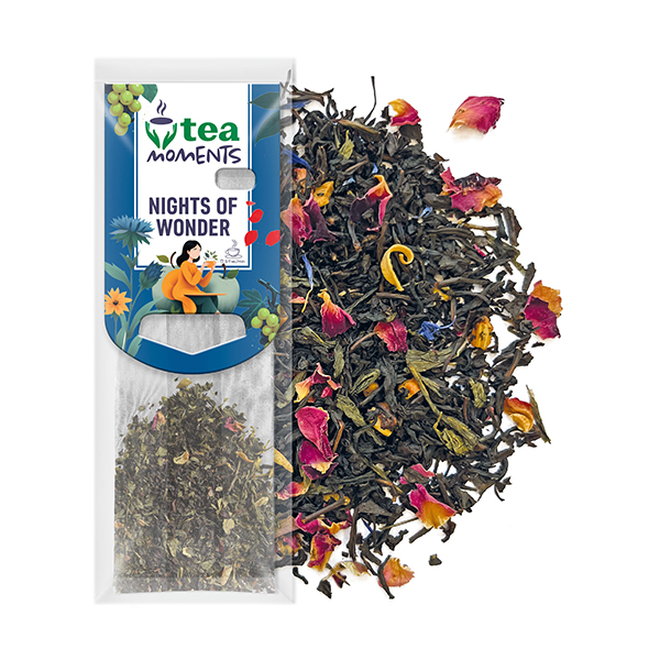 Tea Moments Nights of Wonder 33g (15 sáčků, černý a zelený čaj)