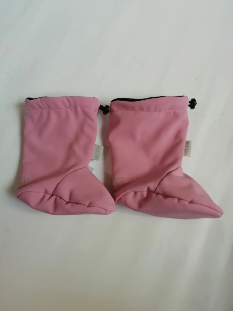 Softshellové vyteplené capáčky růžové vel.12-18m