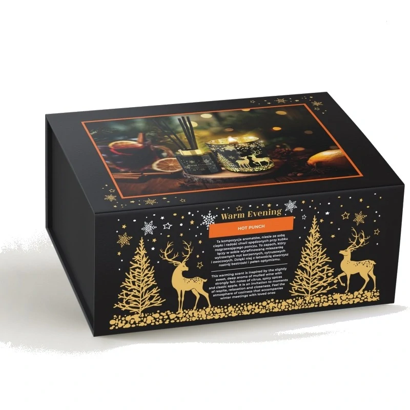 Dárkový Set Warm Evening – Hot Punch (Svíčka & Difuzér)