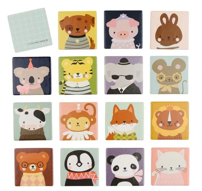 Pexeso A Little Lovely Company – Paměťová hra Zvířecí kamarádi (3+ let)