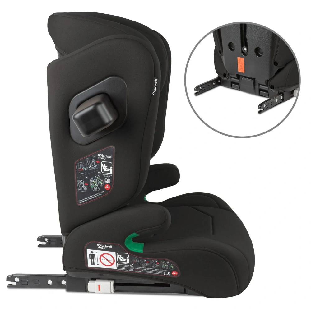 Autosedačka Kidwell TENDO s isofixem 2v1, i-Size 100-150 cm černá