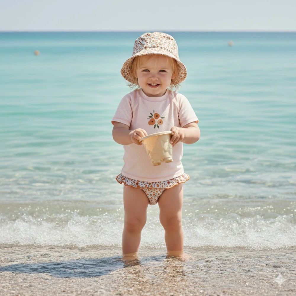 Dětský klobouk s UPF50+ BIMBI Formentera 3-12m