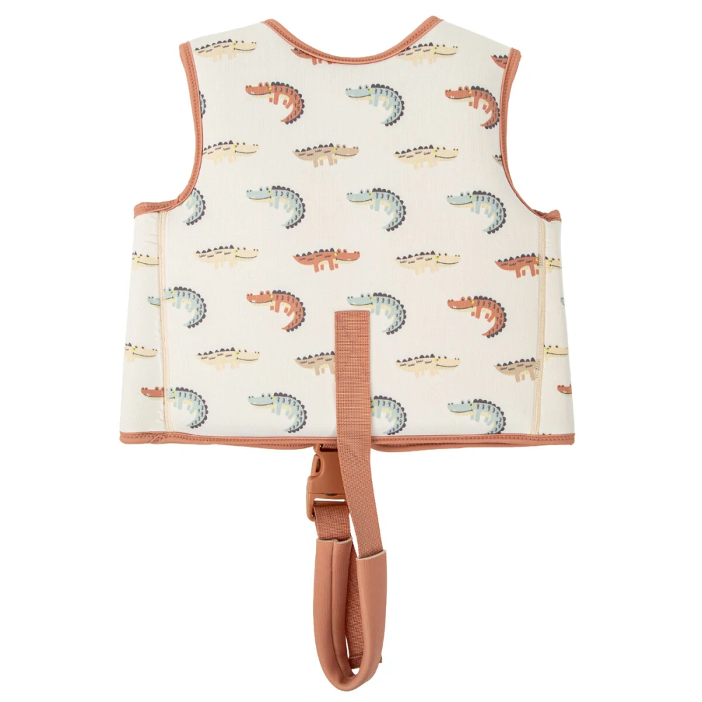 Dětské plovací vesta s plováky BIMBI s UPF50+ CAIMAN 1-3 roky