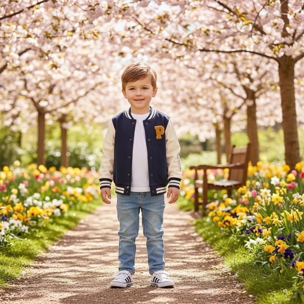 Chlapecká celopropínací mikina Varsity Style Dirkje Santa Monica vel.110