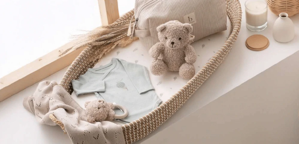 Plyšová hračka s uklidňující melodií Bimbidreams Medvídek Blue Sky