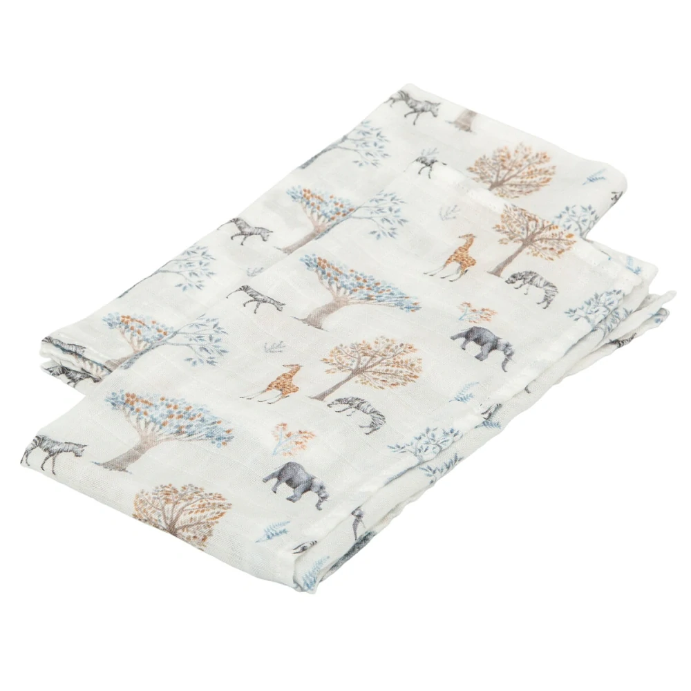 Bambusové pleny sada 2ks BimBi 60x60cm Tanzania