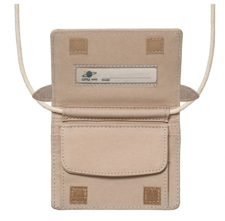 Dětská kapesní taška a peněženka na krk z vintage kůže Jelínek Alvy