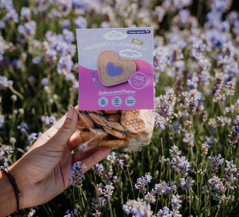BIO Levandulové sušenky100g