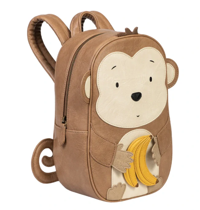 Dětský batůžek z eco kůže OPIČKA - Affe Momo
