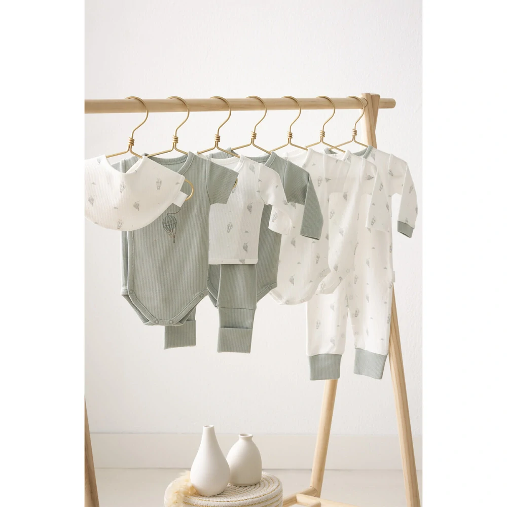 Kojenecké bambusové bodyčko Bimbidreams BLUE SKY (2ks) vel.50