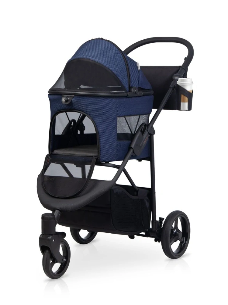 Kočárek Carinio EOS Navy pro mazlíčky