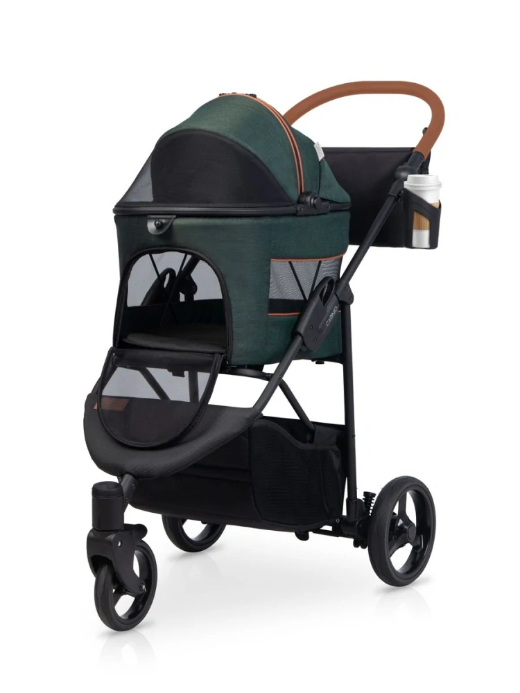 Kočárek Carinio IVO FOREST pro mazlíčky