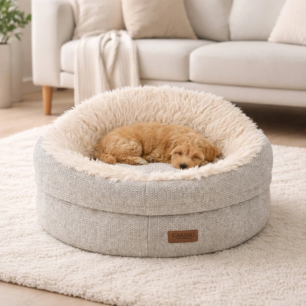 CARINIO COSY přírodní - Kokonový pelíšek, zvířecí pohovka