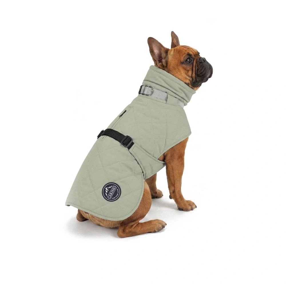 Carinio Alpine Thermo Mint Psí bunda s fleecem vel. S