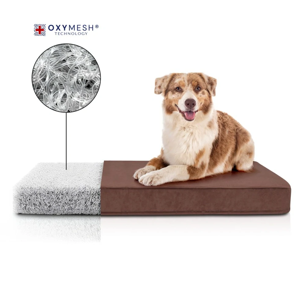 Ortopedická matrace pro psy Carinio Otoman Caramel XL