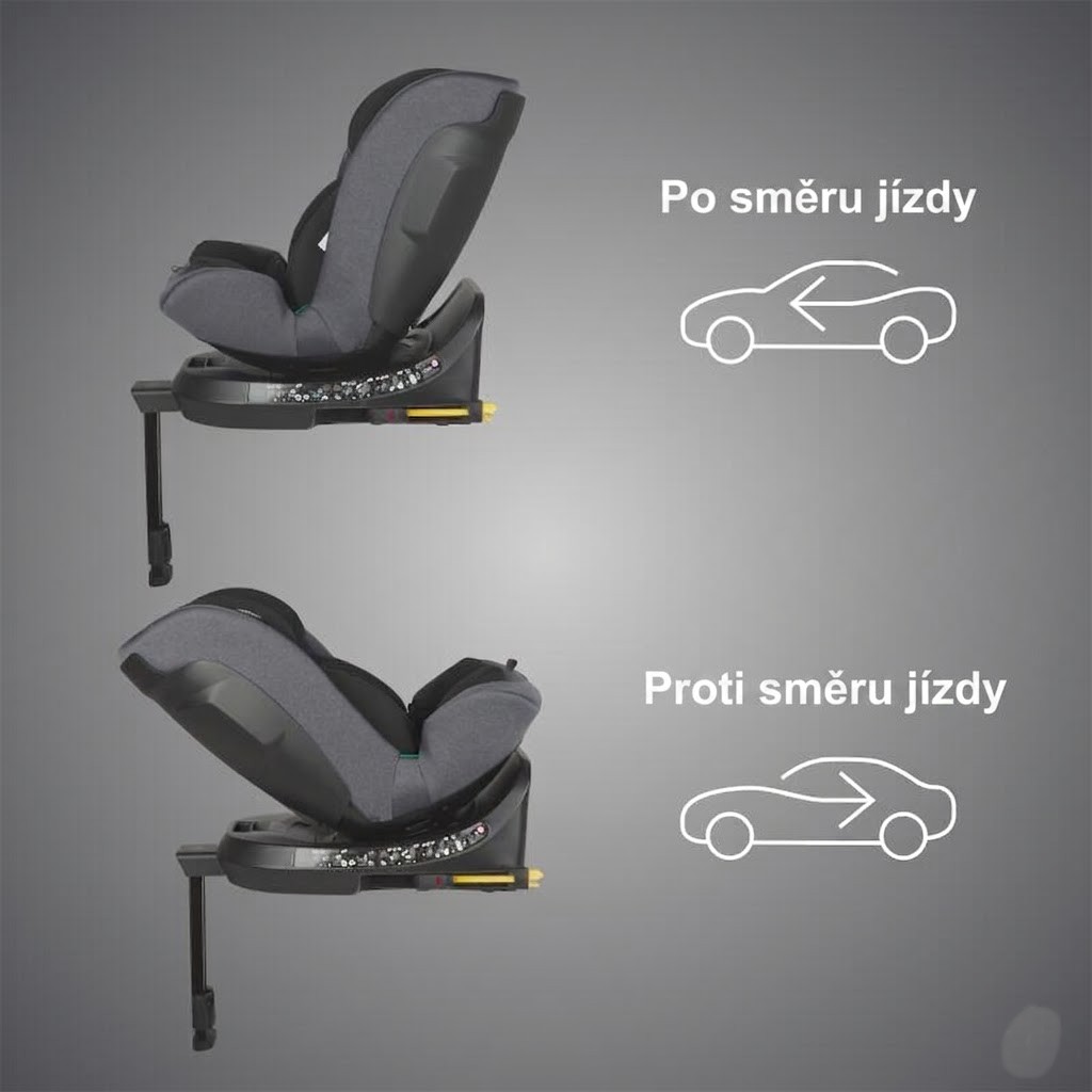 Autosedačka i-Size 40–150 cm Coccolle Ario Anthracite