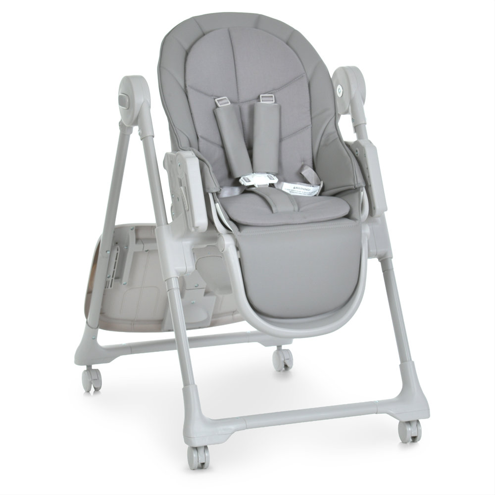 Dětská rostoucí jídelní židlička El Camino Crystal Nude grey