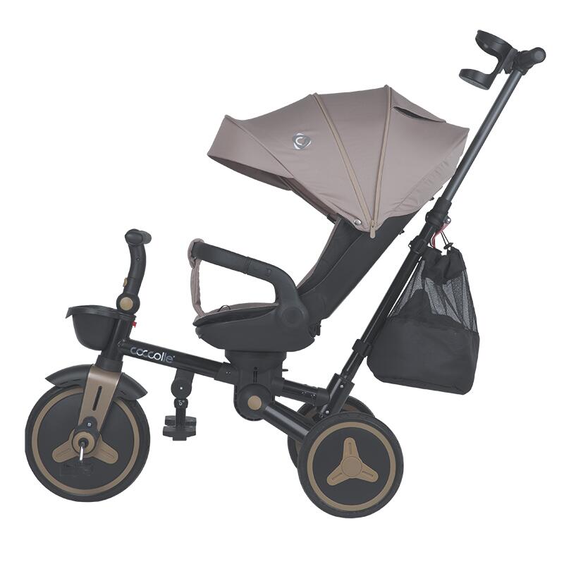Skládací tříkolka Coccolle Urbio Plus Mocha Beige
