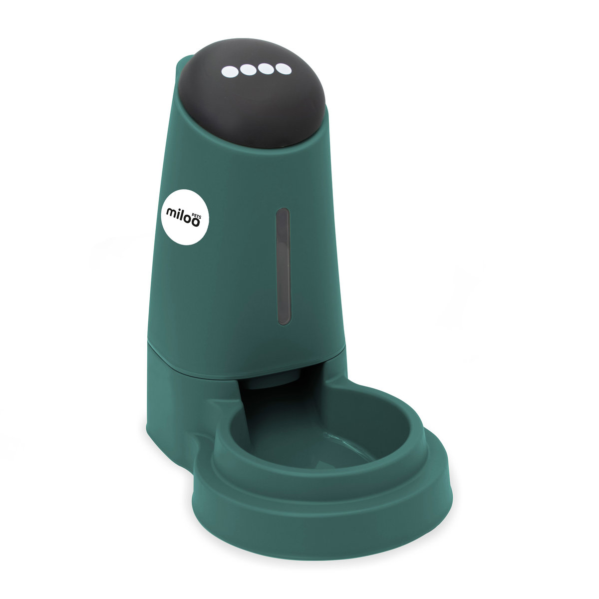 MilooPets Petportion Gravitační dávkovač krmiva pro psy a kočky 3,2 l – petrojevě modrý