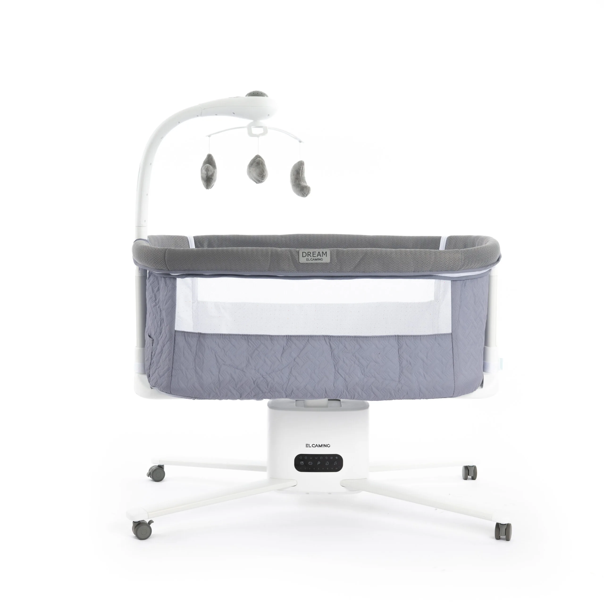 Dětská postýlka a kolébka 2v1 El Camino DREAM grey