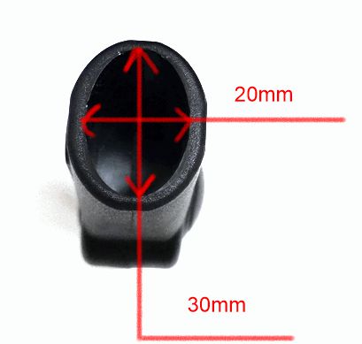ND_kloubek na kočárek pro trubku 20mm a ovál 20x30mm