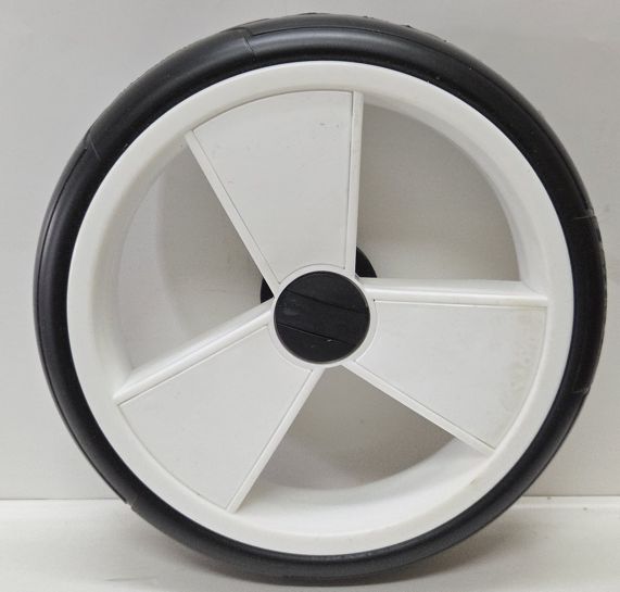ND_zadni kolečko ke kočárku velké gelové 60x230 pro 10mm osku bílé